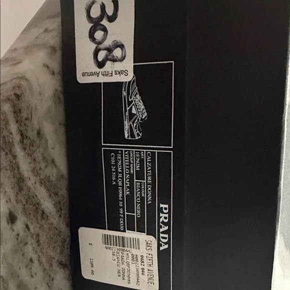 Prada Monochrome Leather Sneakers - Picture 13 of 16